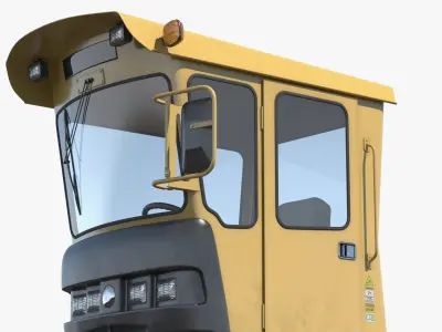  Agricultural Bale Wagon Chassis Yellow Black 