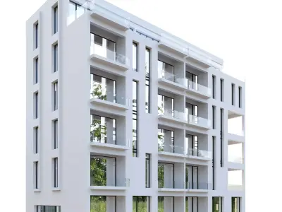 Building 01 Low-poly 3D model purchase