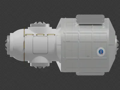 NASA Exploration Augmentation Module 3D model