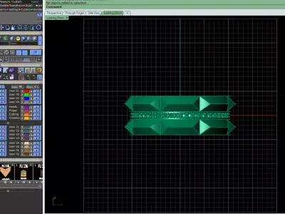 Facet Crown Gold Ring 3D print model
