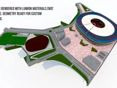 New Camp Nou - Viral YT Video - City not included 3D model