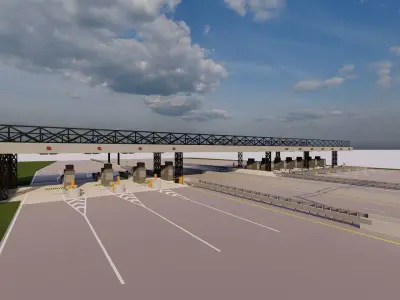 Road Pack - Extended-City Roads 3D model