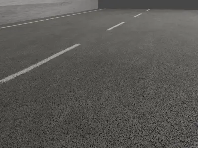 Flyover slab 10m Low-poly 3D model