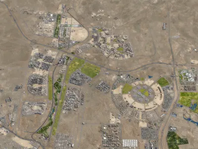 Cairo - New Administrative Capital - NAC Low-poly 3D model