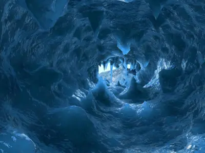 Ice Cave 3D model