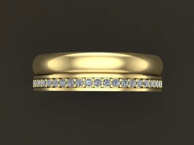 Double Stack Diamond Infinity Band Mix Size STYLE TYPE 1 3D print model