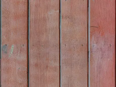 Red Wood Planks Tileable 3D Texture Texture