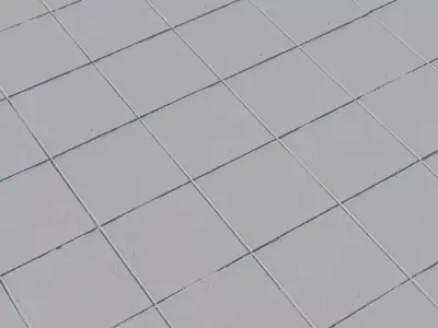 Rustic Ceramic Floor Tiles PBR Texture Texture