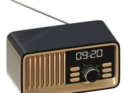 radio 10 3D model
