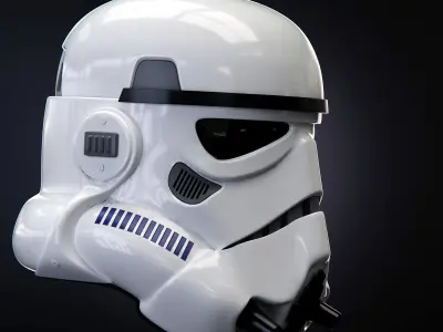 Stormtrooper Helmet 3D model buy