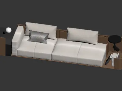 modern sofa chair  3D model