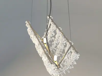 patrizia garganti frozen chandelier 3D model