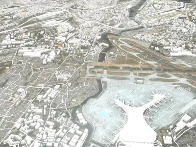 Cityscape Mumbai India 3D model