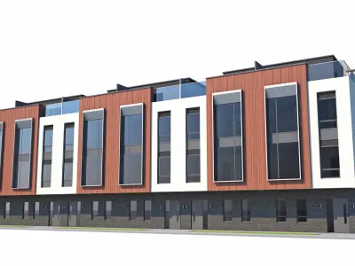 Modern Townhouse 3D model