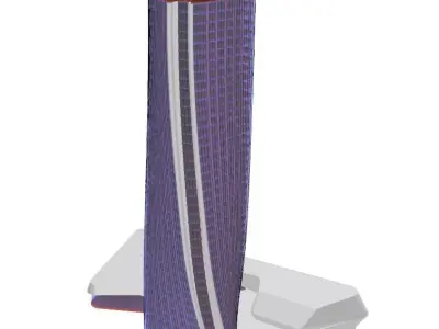 Torre Generali City Life Milano By Zaha Hadid 3D model