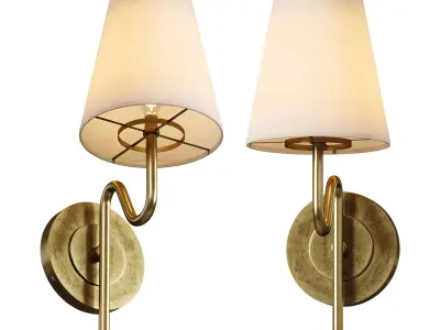 Delanney Linen Sconce by Altardstate 3D model