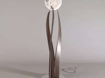 wood lamp 3D model buy