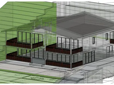 Modern House 007 3D model