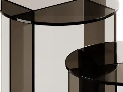 SESTANTE Round Side Table by Tonelli Design 3D model