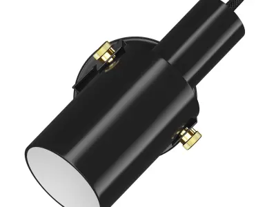 Nomad wall light Low-poly 3D model