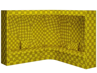 Restaurant and Office Lobi Seating 16 3D model