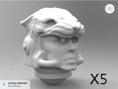 gladiator galo space helmet 3D print model