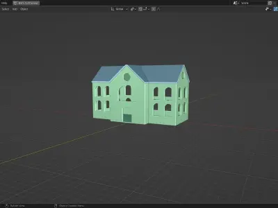 House for birds Birdhouse 3D model