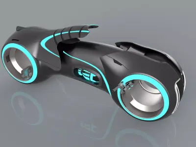 Tron Legacy Lightcycle 3D model
