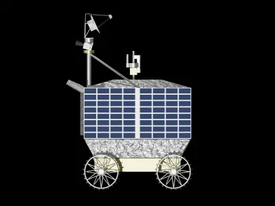 NASA VIPER lunar rover 3D model