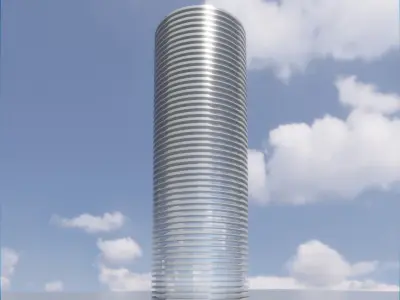 Parametric Building 1b12 3D model