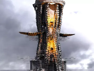 Fusion Core Towers  3D model