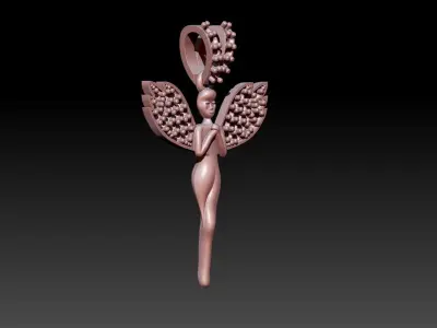 Butterfly pendant Free 3D print model