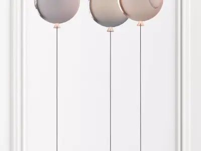 Taklampa Ballong 3D model