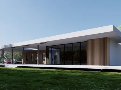 house Low-poly 3D model