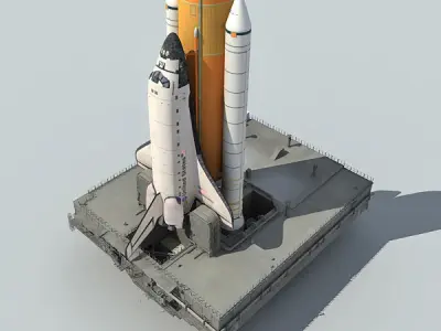 NASA Shuttle Launch Pad 3D model