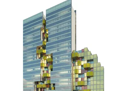 Office Building A 3D model
