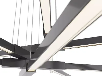 Pix Sticks Tie Stix Metal Suspension with Power light 3D model
