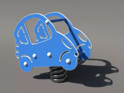 Seesaw for a Playground 3D model