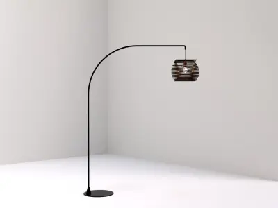 Lamp set table Low-poly 3D model