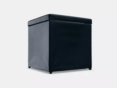 BOSNAS stool with storage Low-poly 3D model