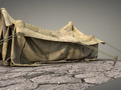 Survival Tent v1 3D model