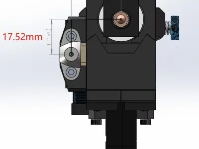 R DIRECT DRIVE FOR ORBITER AND E3DV6 3D print model