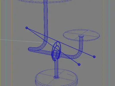 Table Telephone 08 3D model