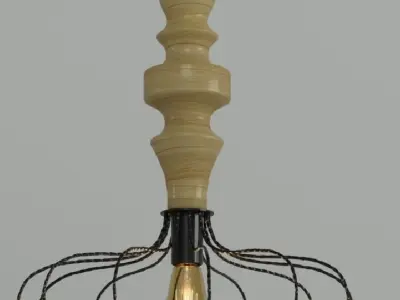 Hanging lamp LOFT HOUSE P-80 3D model