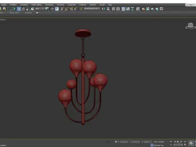 SVA chandelier Low-poly 3D model