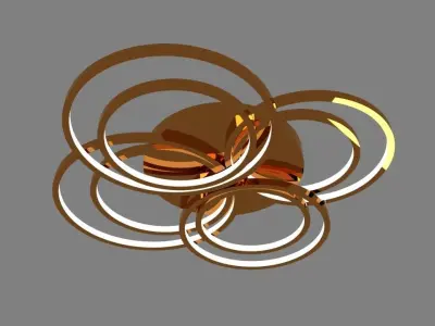 Beautiful chandelier  3D model