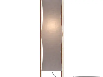 Bamboo Floor Lamp 3D model