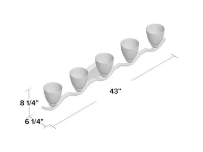 Luna Vanity Light 3D model