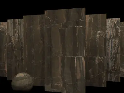 Marble Set Museum Opera Brown 80x160 Set 1 Texture