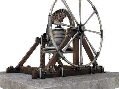Bell model metal 3D model